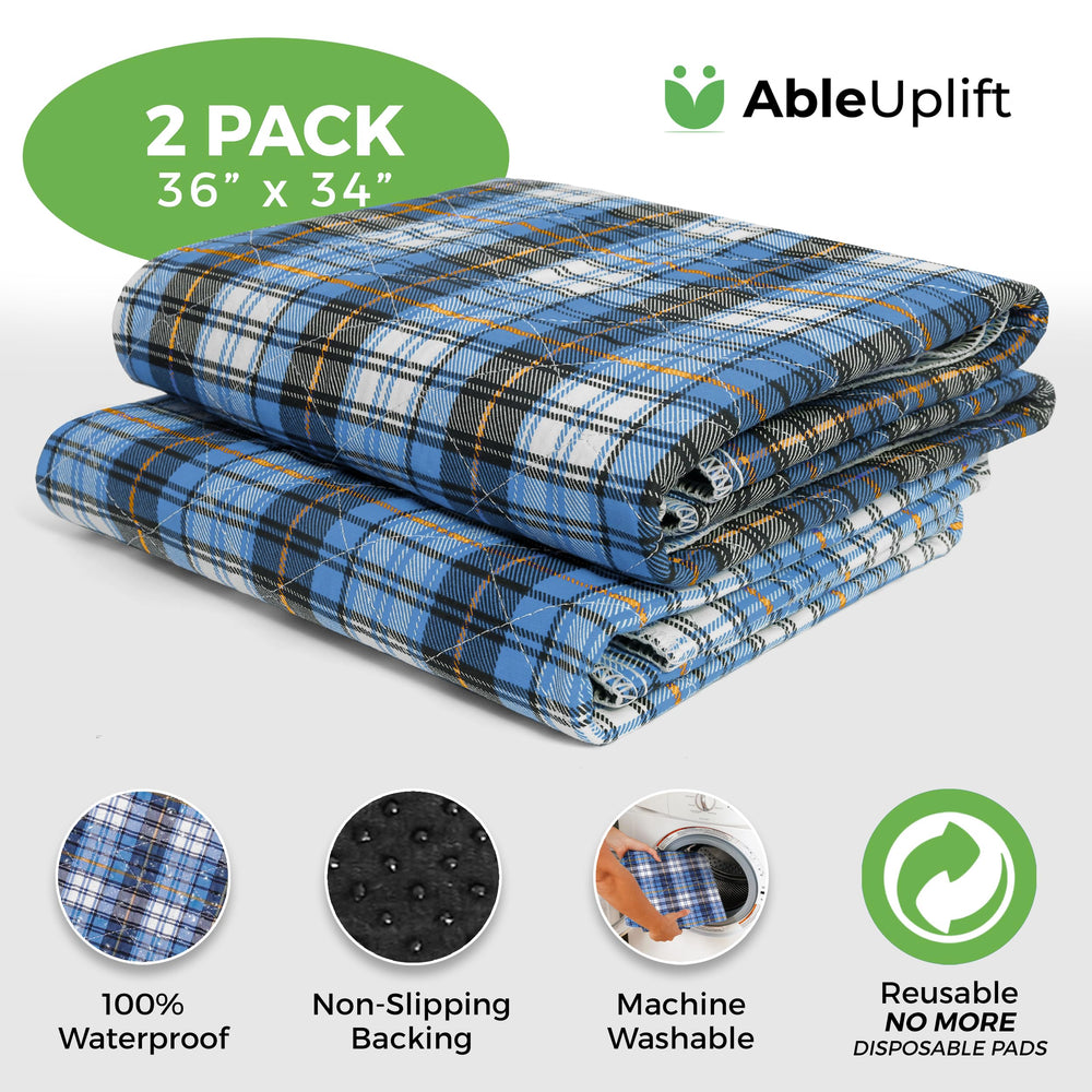 AbleUplift soft cotton-polyester cover feels gentle against skin.