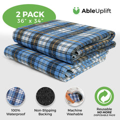 AbleUplift soft cotton-polyester cover feels gentle against skin.