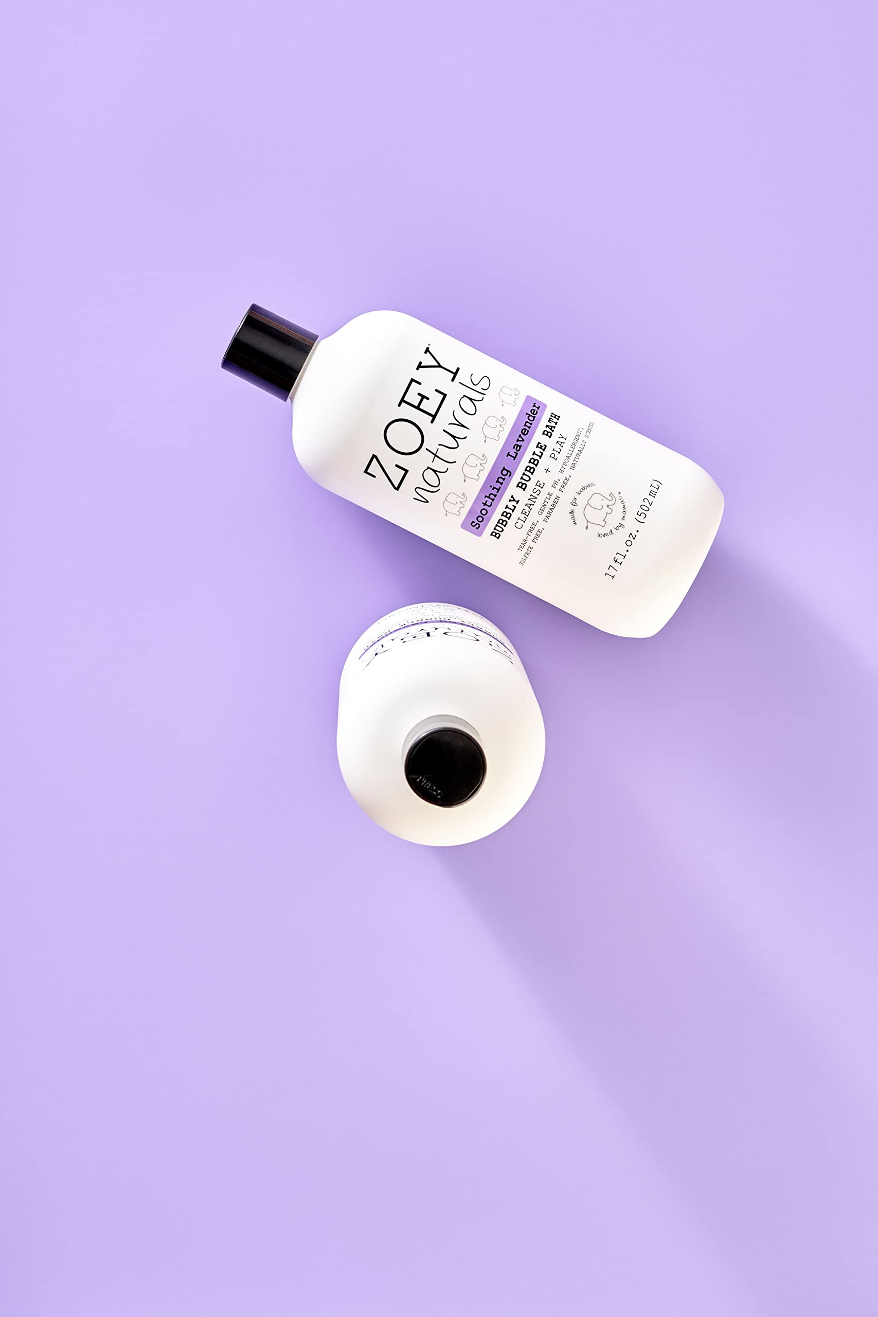 Zoey Naturals 17 oz bottle offers convenient size for families.