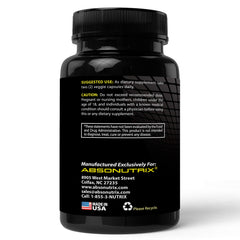 Close-up of Absonutrix 85% fucoidan capsules for convenient daily use.