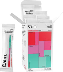 The Absorption Calm Drink Mix bottle on table, ready to relax after a long day.