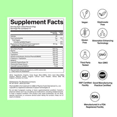 The Absorption Company Sleep Aid Powder sachets fanned for convenient nightly use.
