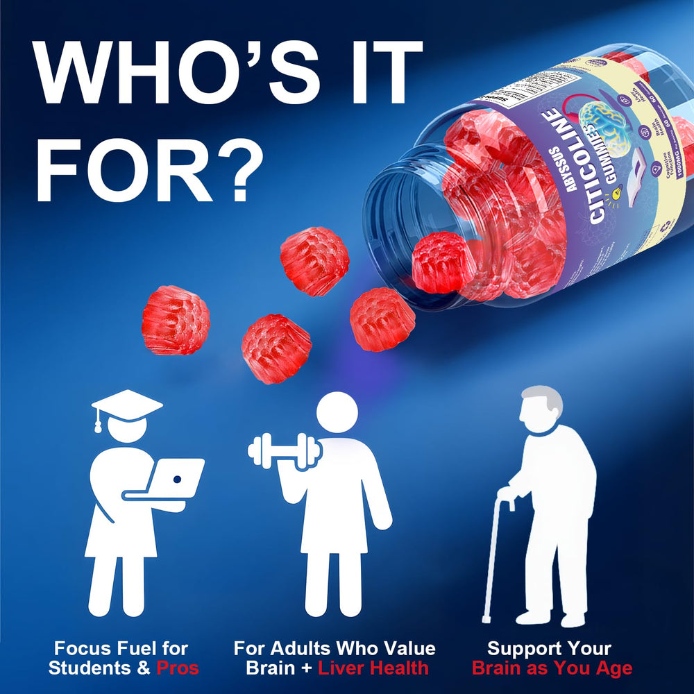 ABYSSUS CDP Choline Gummies vegan-friendly caption suitable for plant-based routines