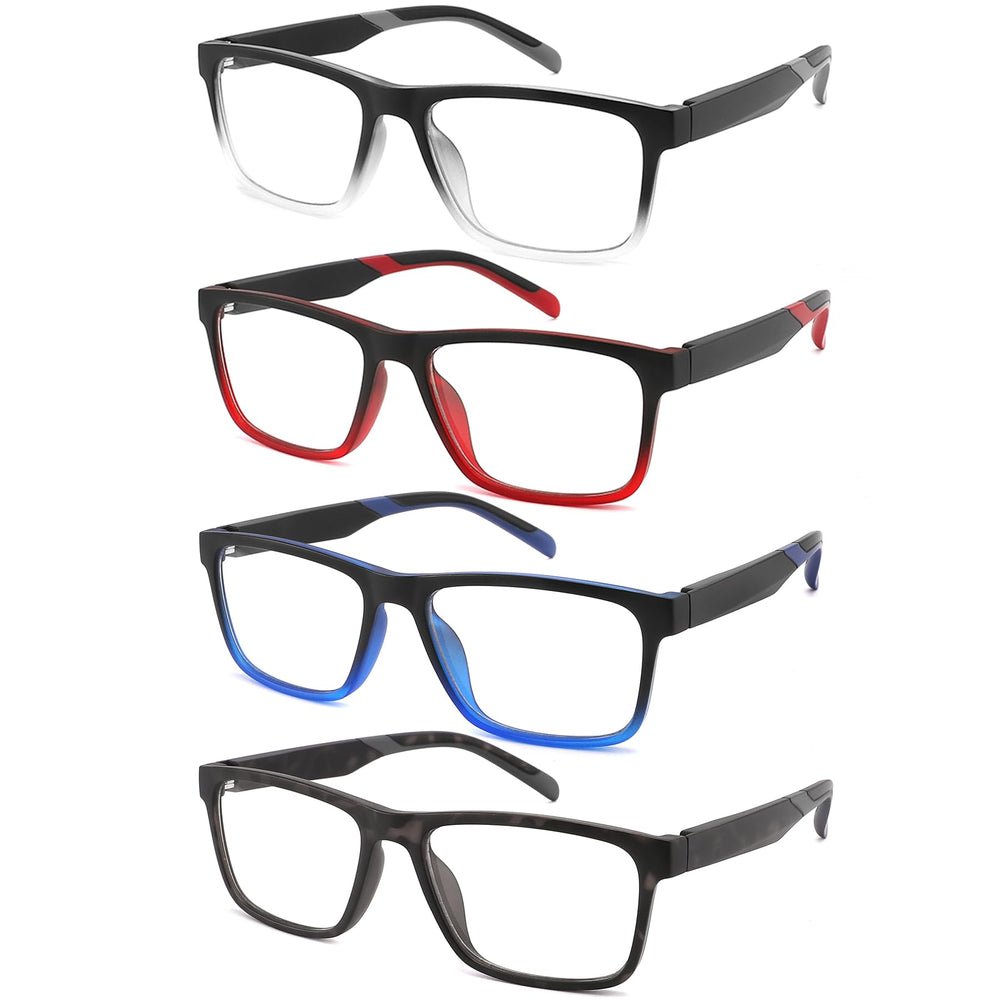 acavefox reading glasses frame front shows stylish lightweight design for daily wear