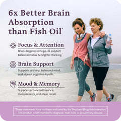 Accentrate Omega Max bottle side highlights high absorption benefits.