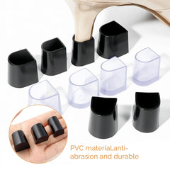 Accoglie anti-slip heel caps – bottom stripes boost traction on slick floors.
