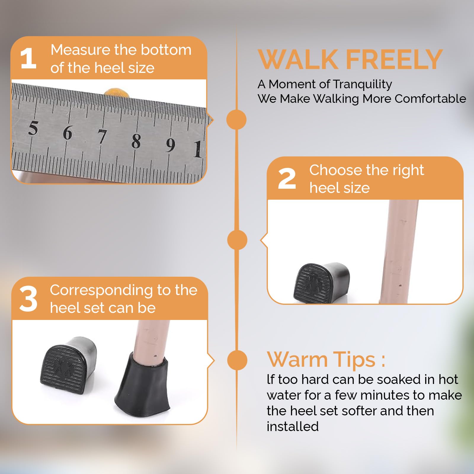 Accoglie outdoor-ready caps – guard against grass and gravel surfaces during events.