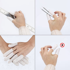 acDesign dedos transpirables y flexibles para uso prolongado.