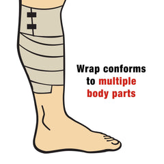ACE Banda elástica con diseño cómodo que se adapta a múltiples partes del cuerpo.