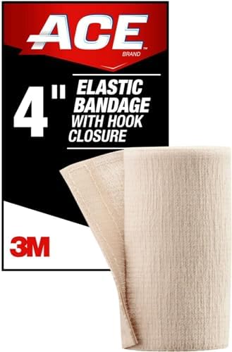 Detail view of breathable fabric in ACE bandage.