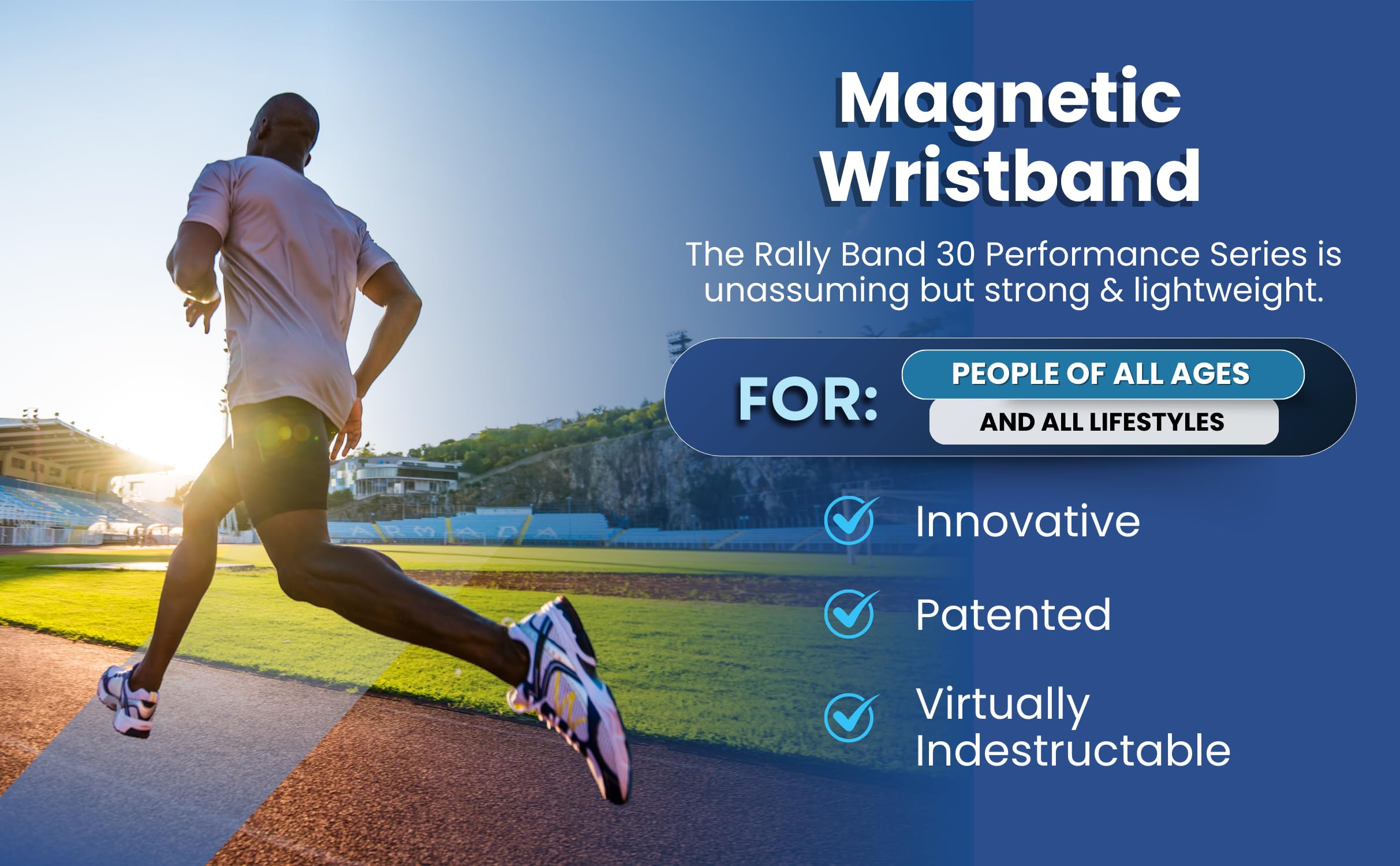 AceMagnetics Rally Band ideal for athletes during training sessions.
