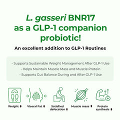 AceBiome BNRThin S30 label detail emphasizes Lactobacillus gasseri BNR17 lineage