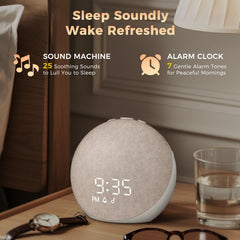 Acedeck 25 calming sounds including white noise and ocean for sleep improvement