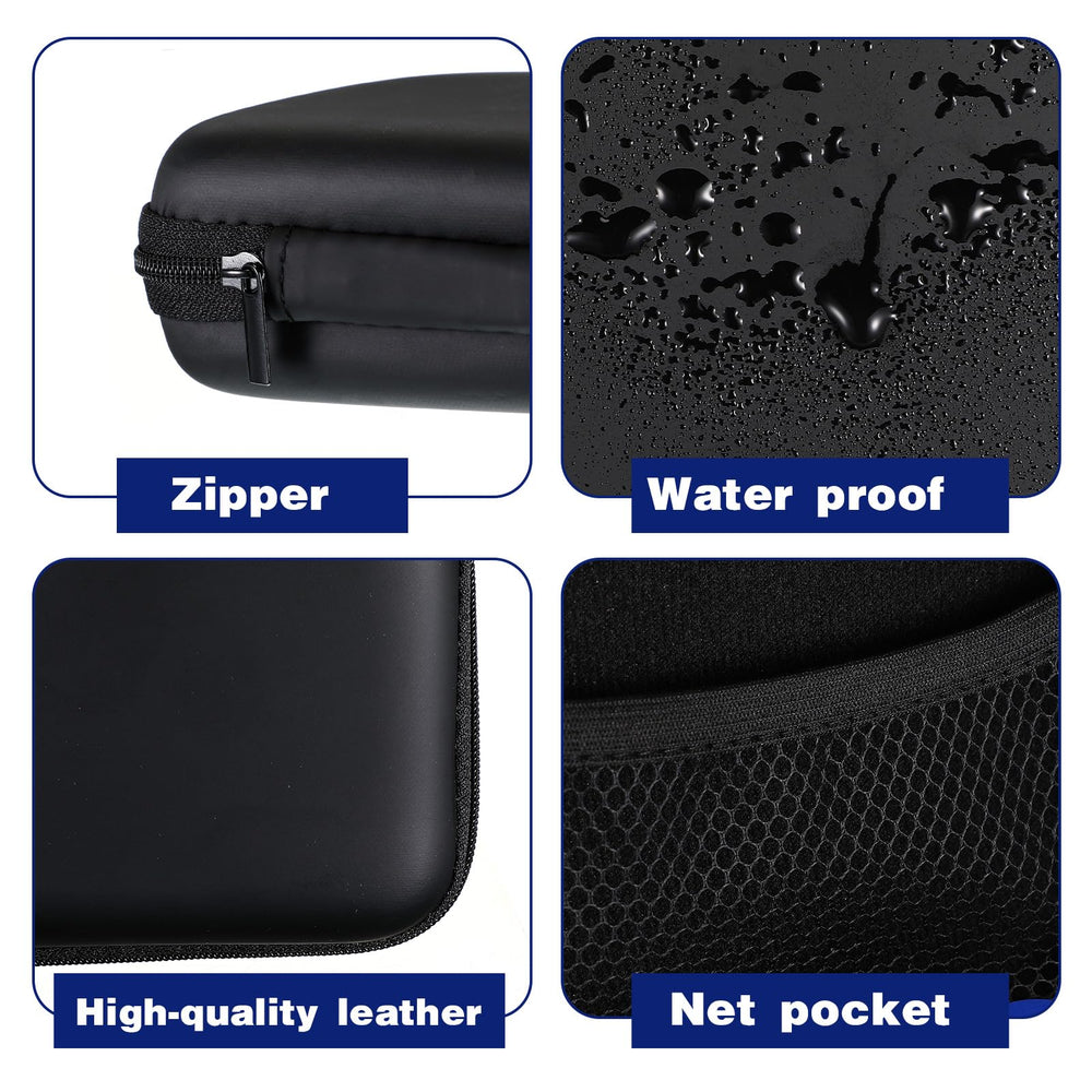 Acellegic peptide case in black nylon material demonstrates durable construction.