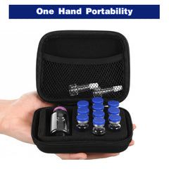 Acellegic peptide case features a sturdy exterior and secure latch for protection.