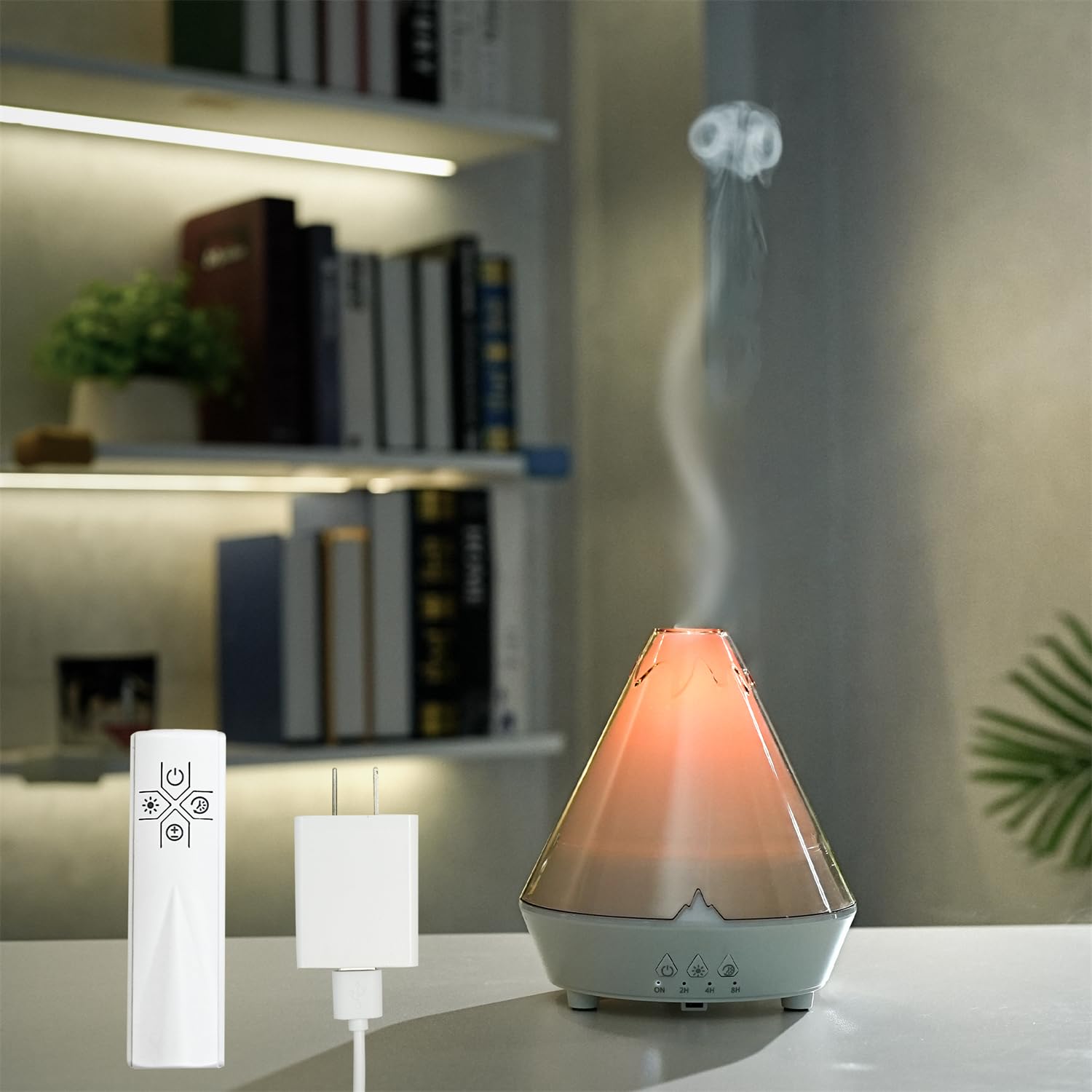 AChoice4U Volcano Diffuser set-up for easy start and calm ambience.