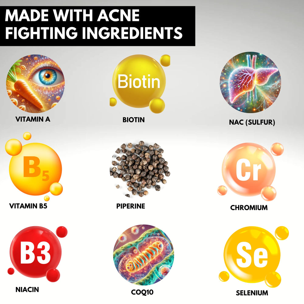Acnetame outer packaging emphasizes US GMP quality