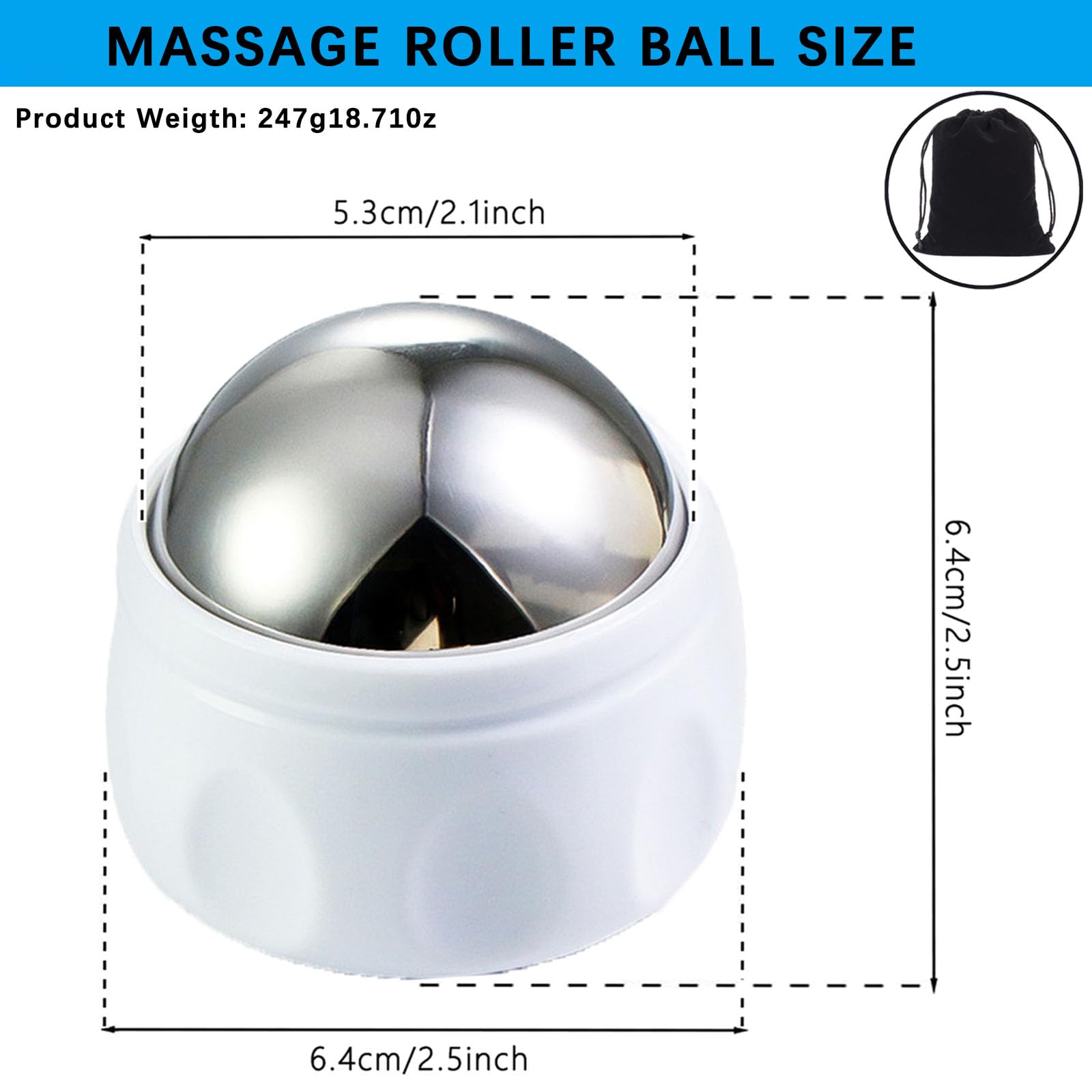 Acredith? No, Acreditch Cold Massage Roller Ball used on back and shoulders to ease knots and stiffness.