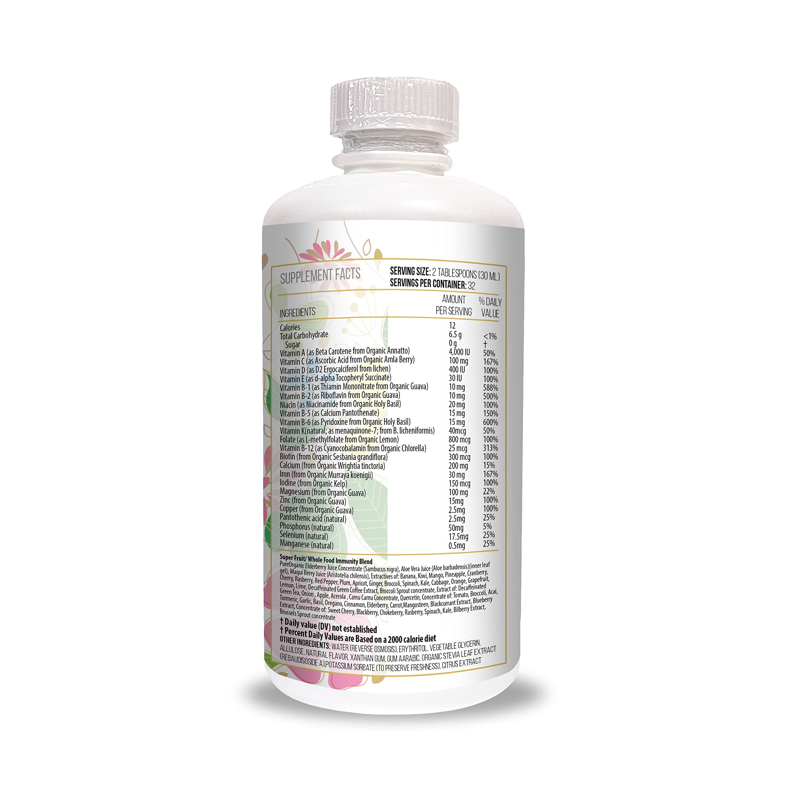 ACTIF bariatric vitamin label highlights essential nutrients in a clean formula.
