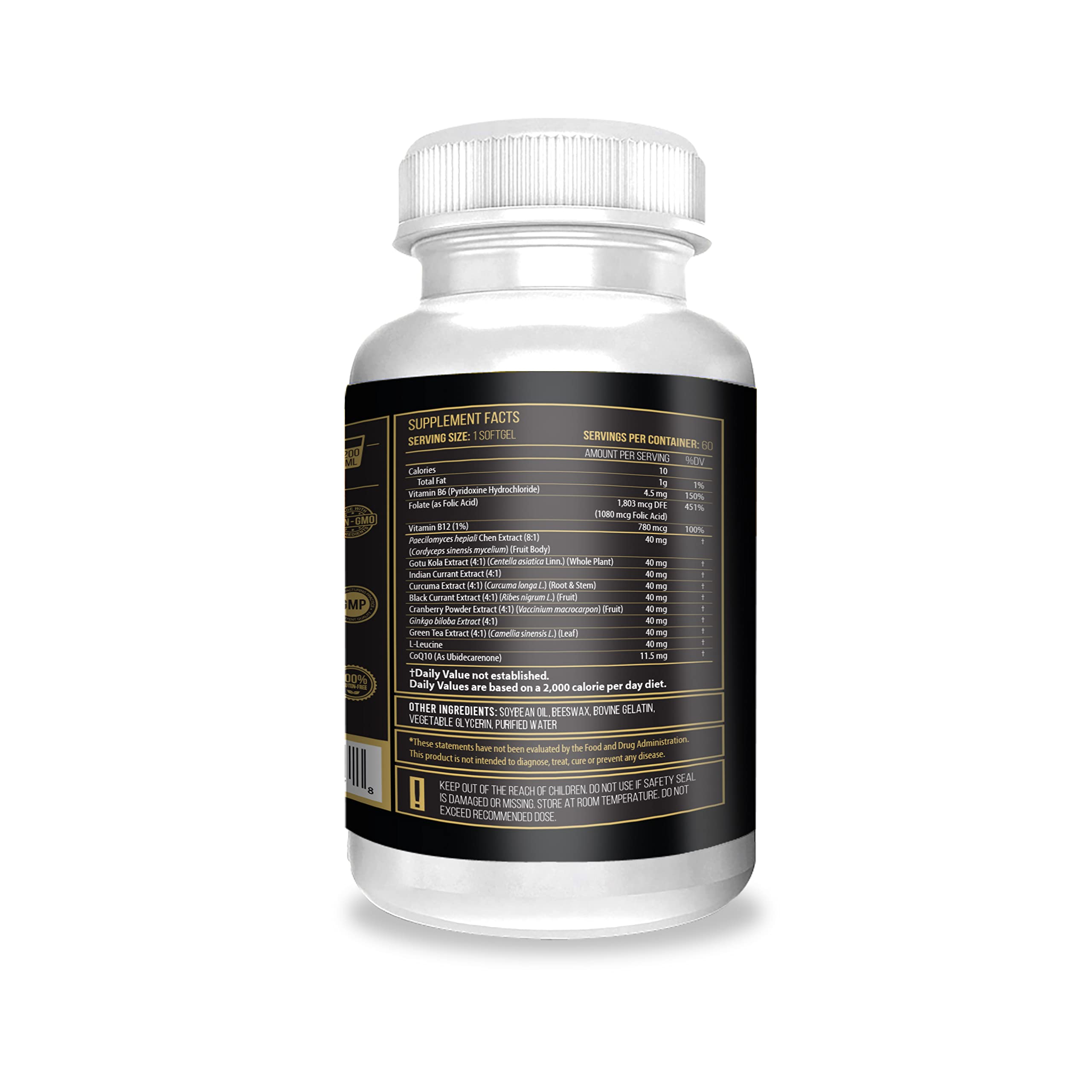 ACTIF Stem Cell Mega Support capsules in bottle photograph suggesting clean ingredients