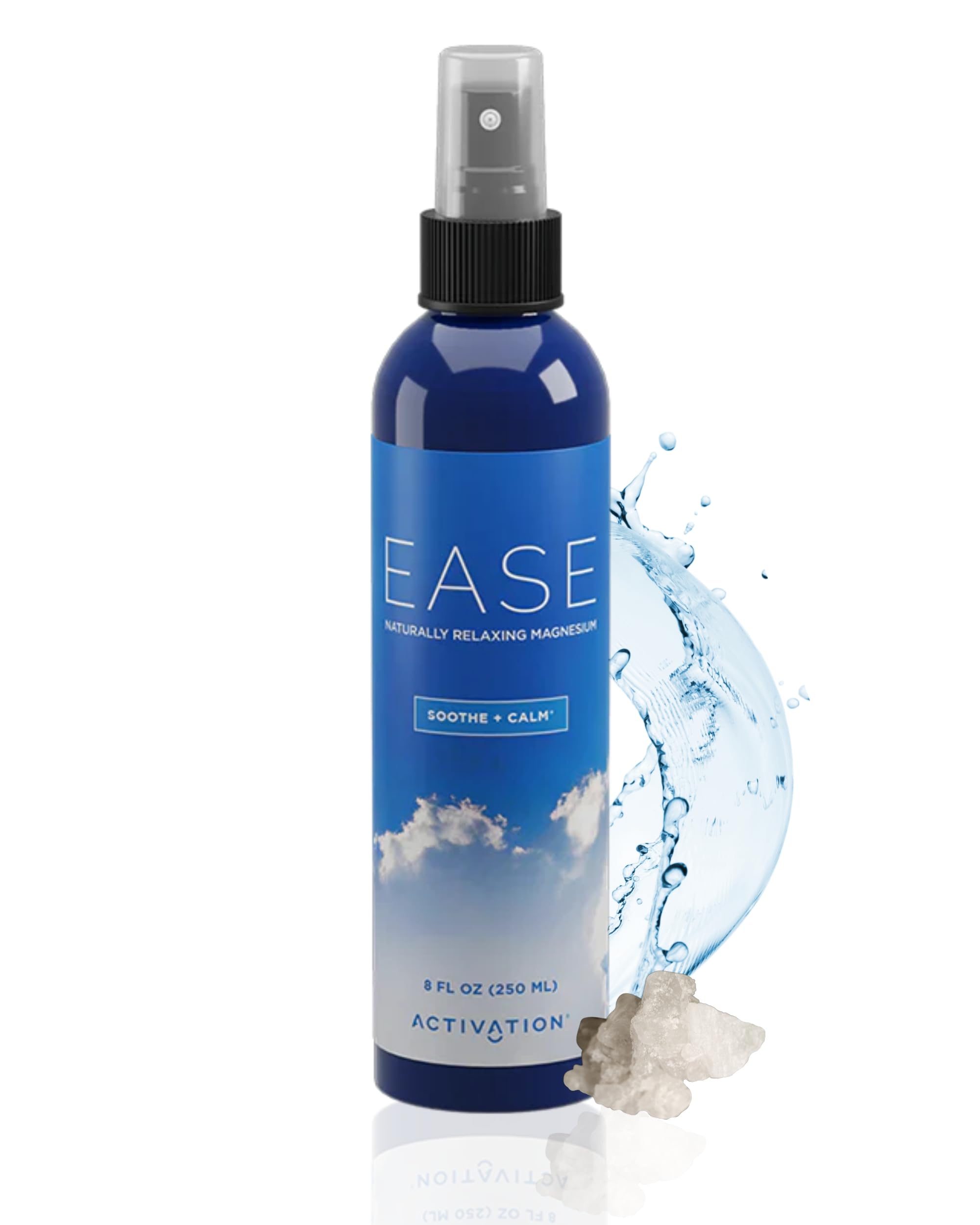 Activation Ease Magnesium Spray 250 ml bottle offers quick-absorption topical magnesium for daily support.