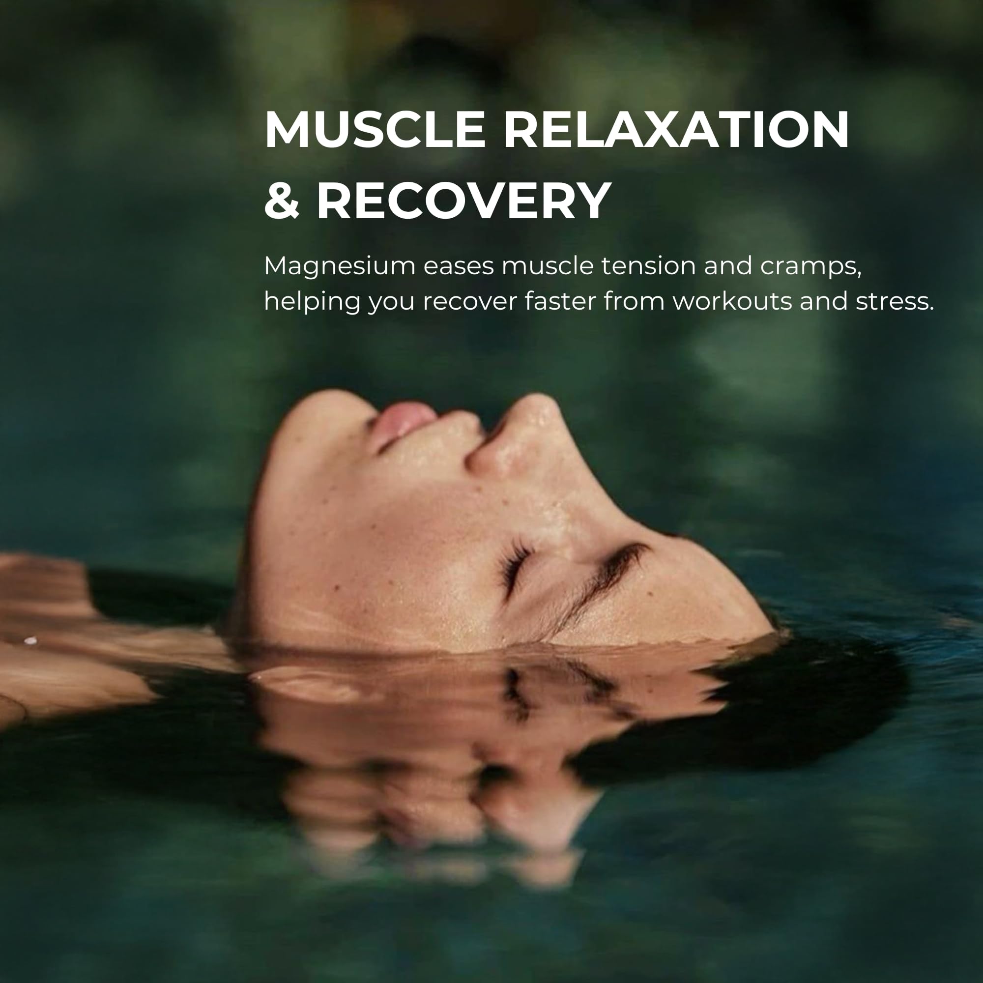 Activation Ease Magnesium Spray mist on skin demonstrates refreshing use after workouts.