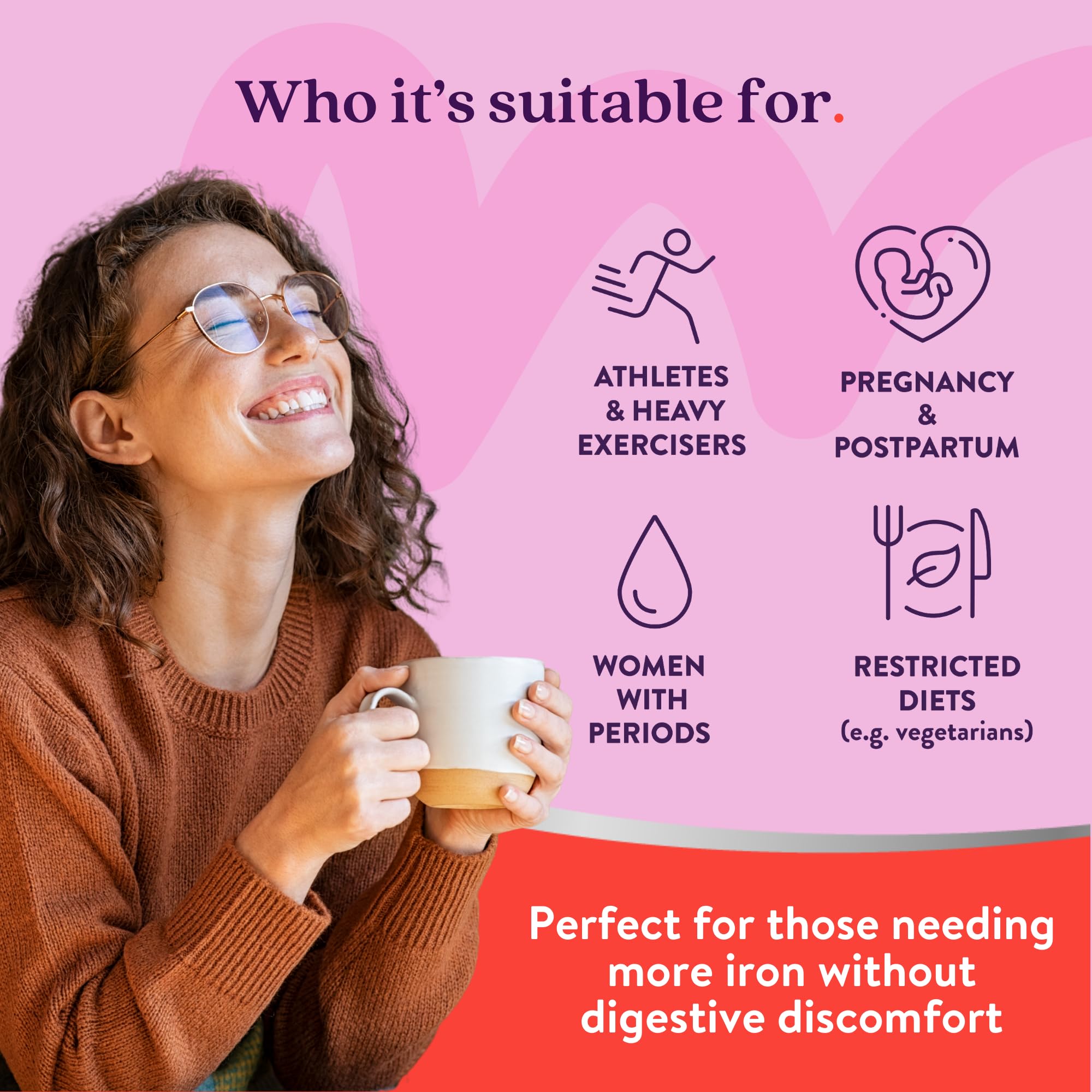 Active Iron women’s health kitchen scene emphasizes daily nourishment.