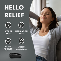 Aculief acupressure clip closeup highlights compact design and comfort