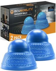 Acumobility trigger-point ball targets tight areas for focused relief.