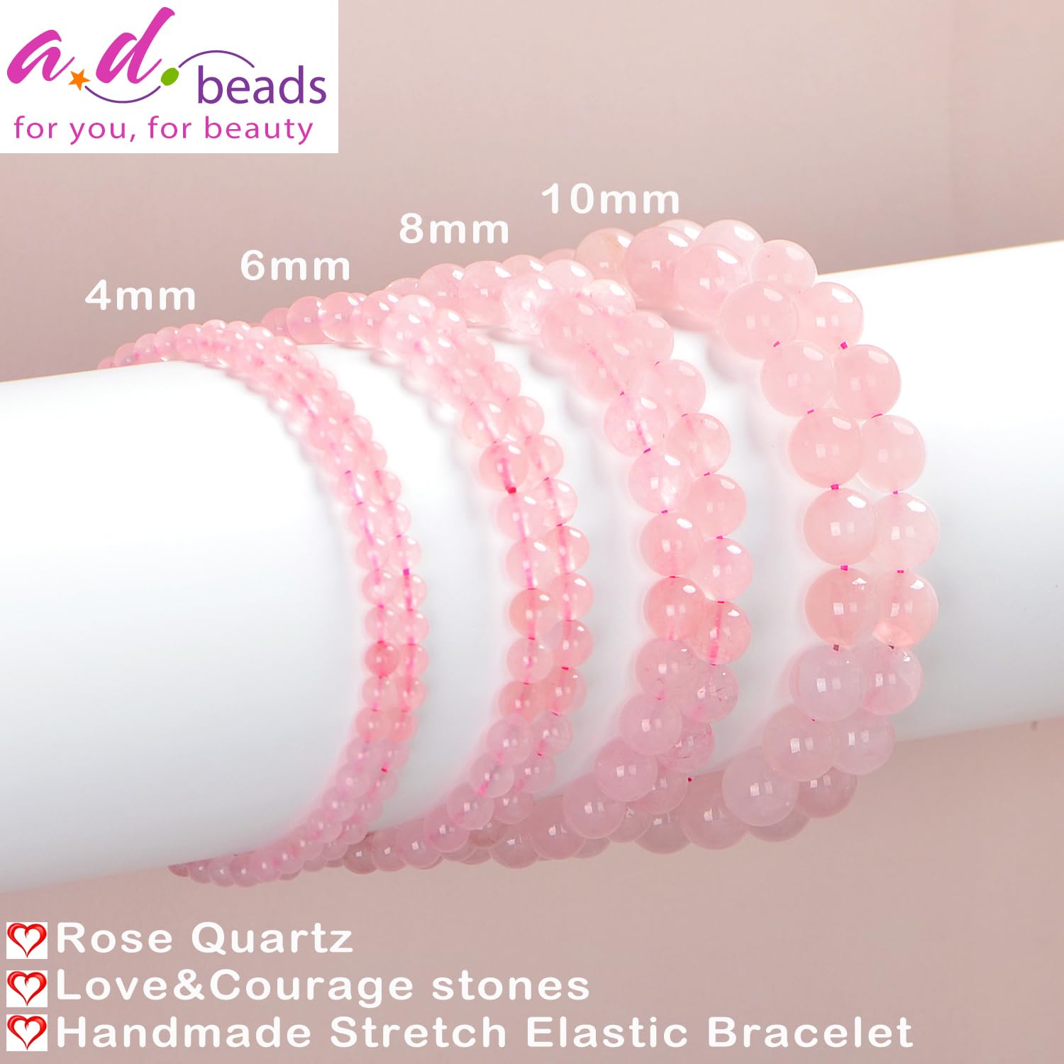 AD Beads amethyst lapis lazuli bracelet image shows calming hues and wisdom-inspired style.