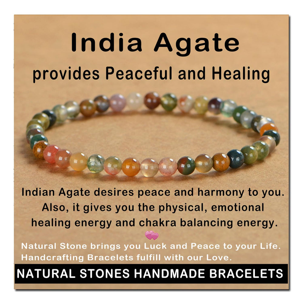 AD Beads gemstone bracelet closeup with amethyst, lapis lazuli, rose quartz, turquoise for serene style