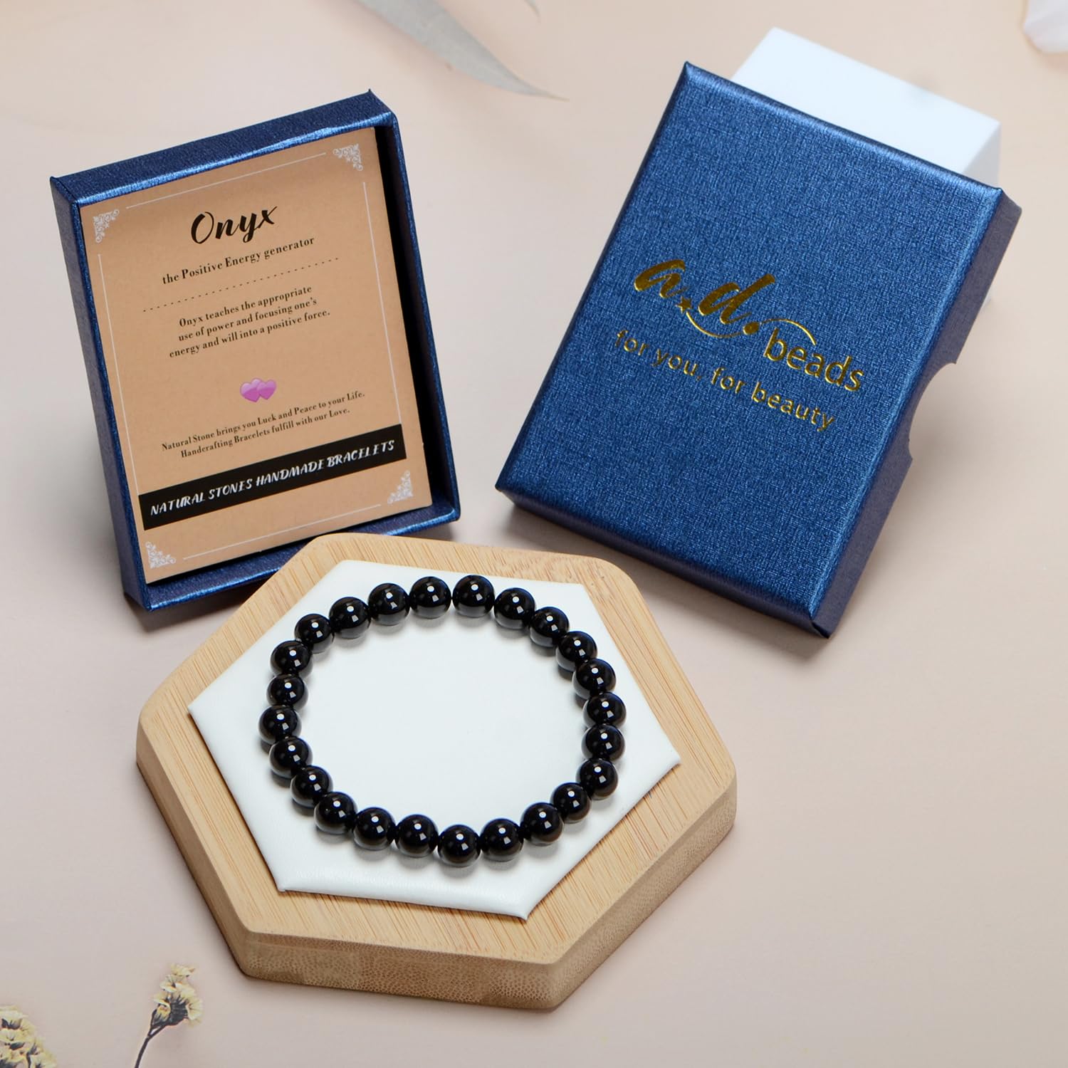 AD Beads unisex bracelet worn for versatile fashion across casual and formal outfits.