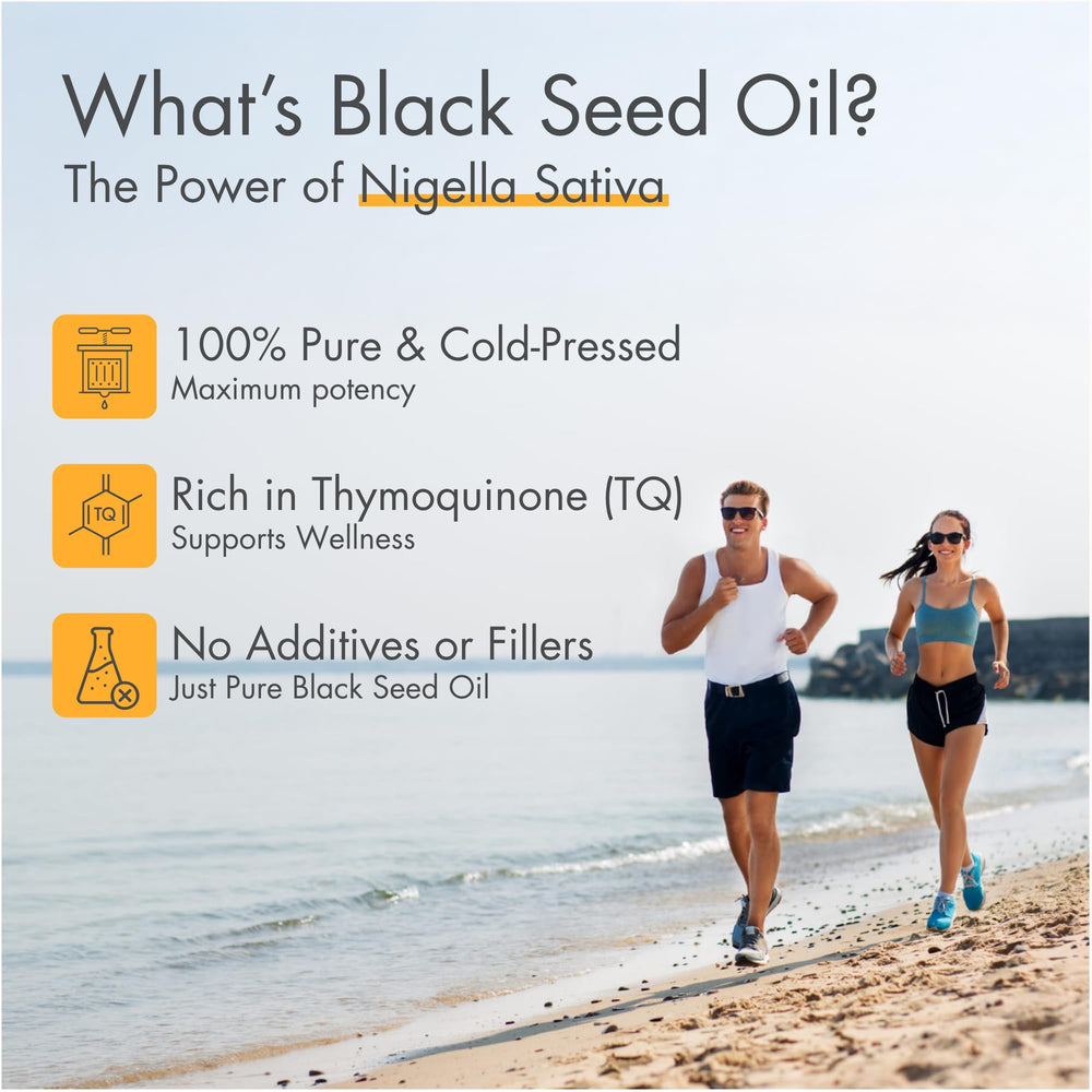 Adalin oil emphasizes thymoquinone-rich content as a quality indicator.