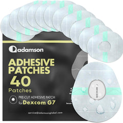 Adamson Dexcom G7 over patches waterproof: secure CGM through showers and workouts.