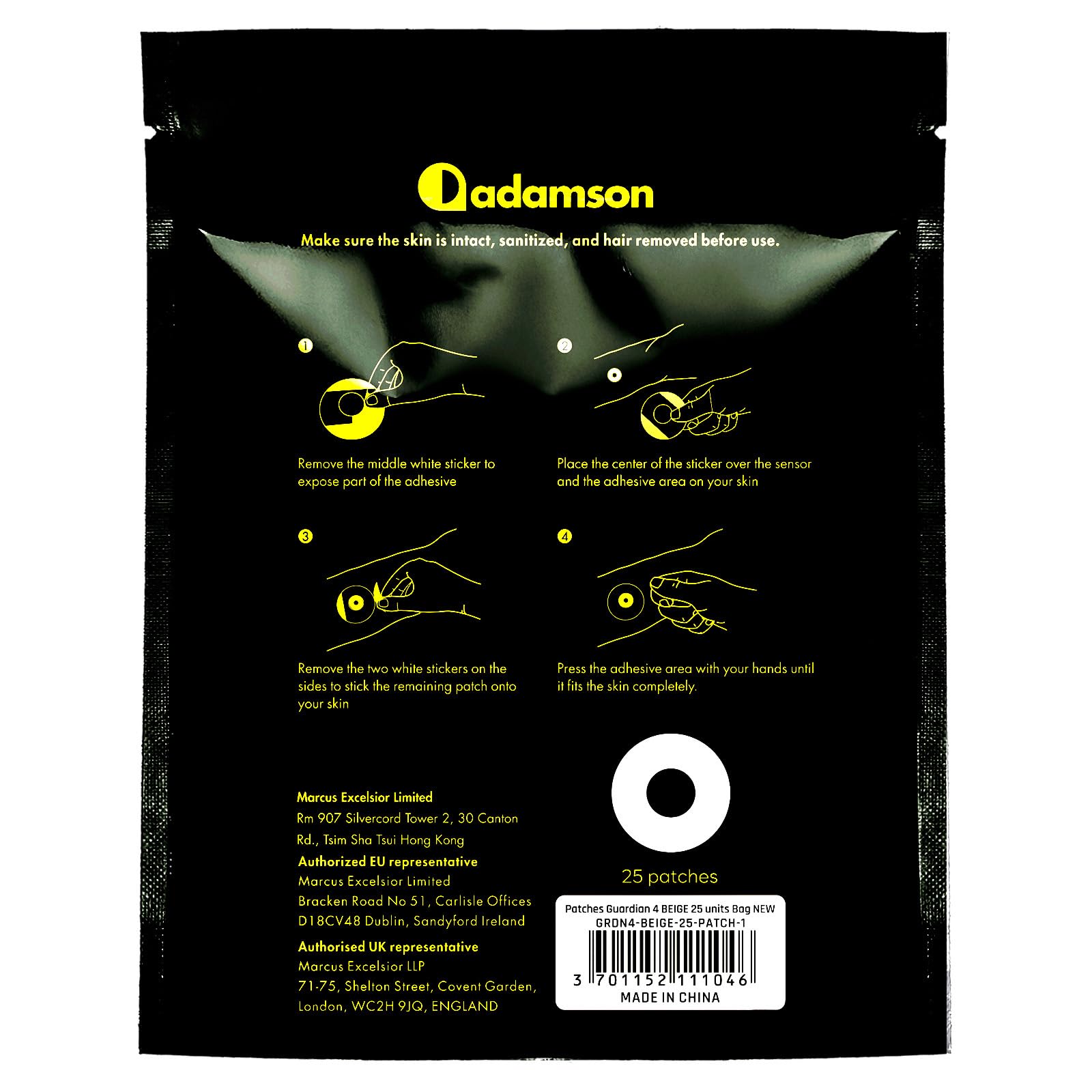 Adamson Guardian 4 patch stays in place while CGM readings stay reliable.