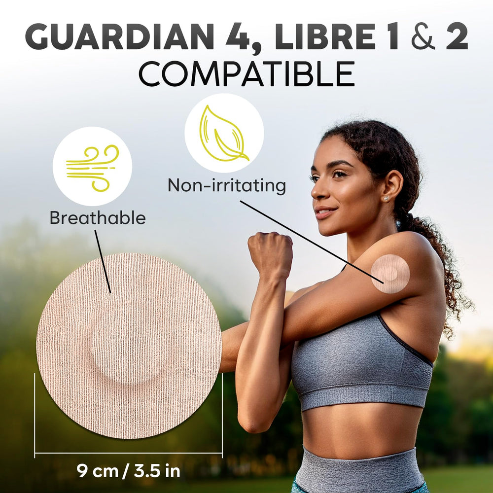 Adamson Guardian 4 patch features stretchy fabric that moves with your skin.