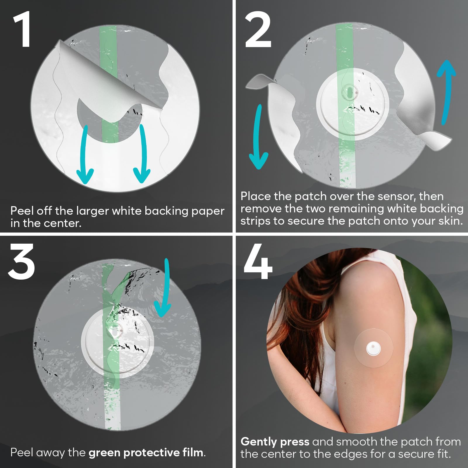 Adamson skin-friendly adhesive cover, gentle on skin during long wear