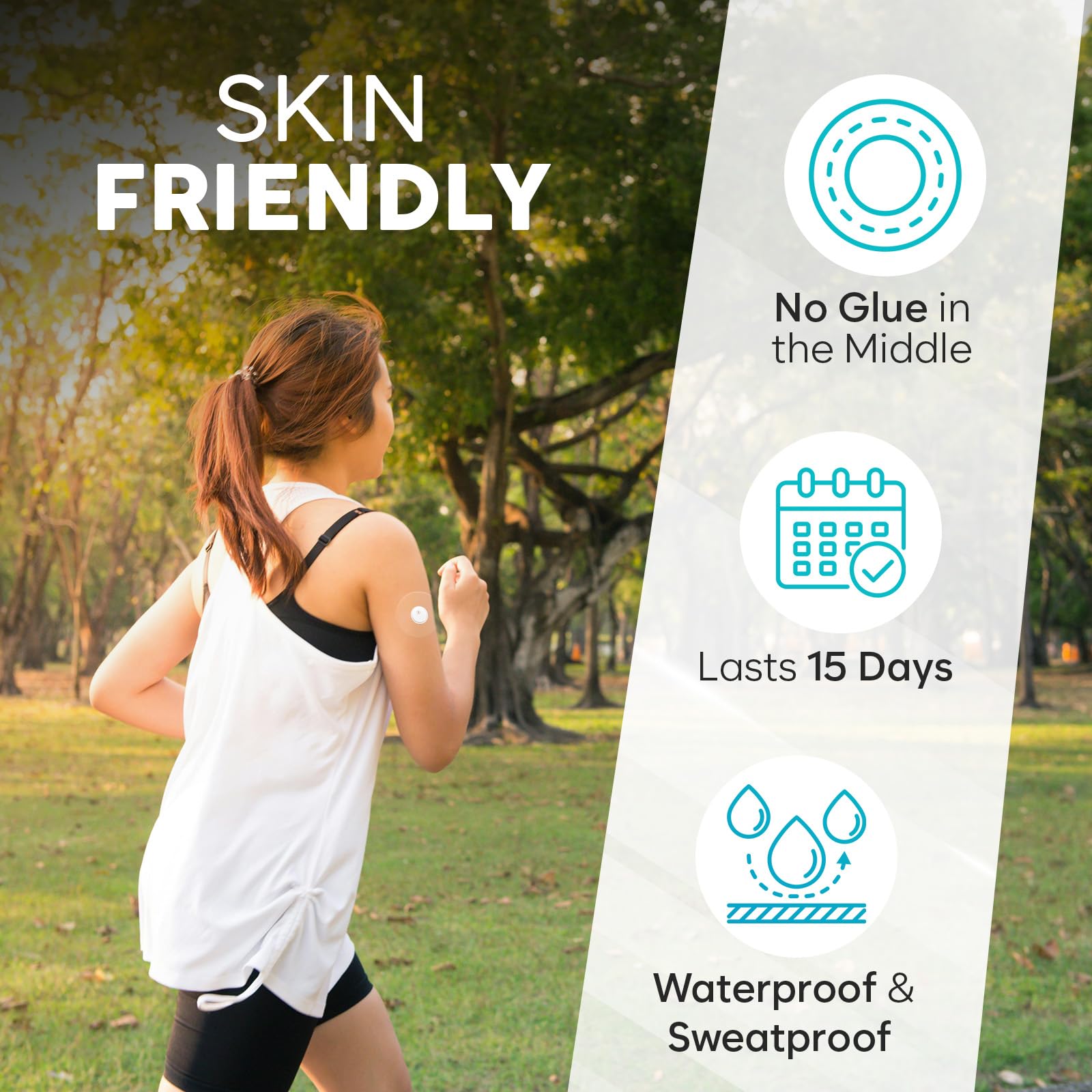 Adamson transparent design cover, nearly invisible under clothing