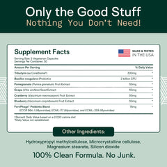 Adapt Naturals 4-in-1 label detail highlights blended prebiotics and polyphenols.