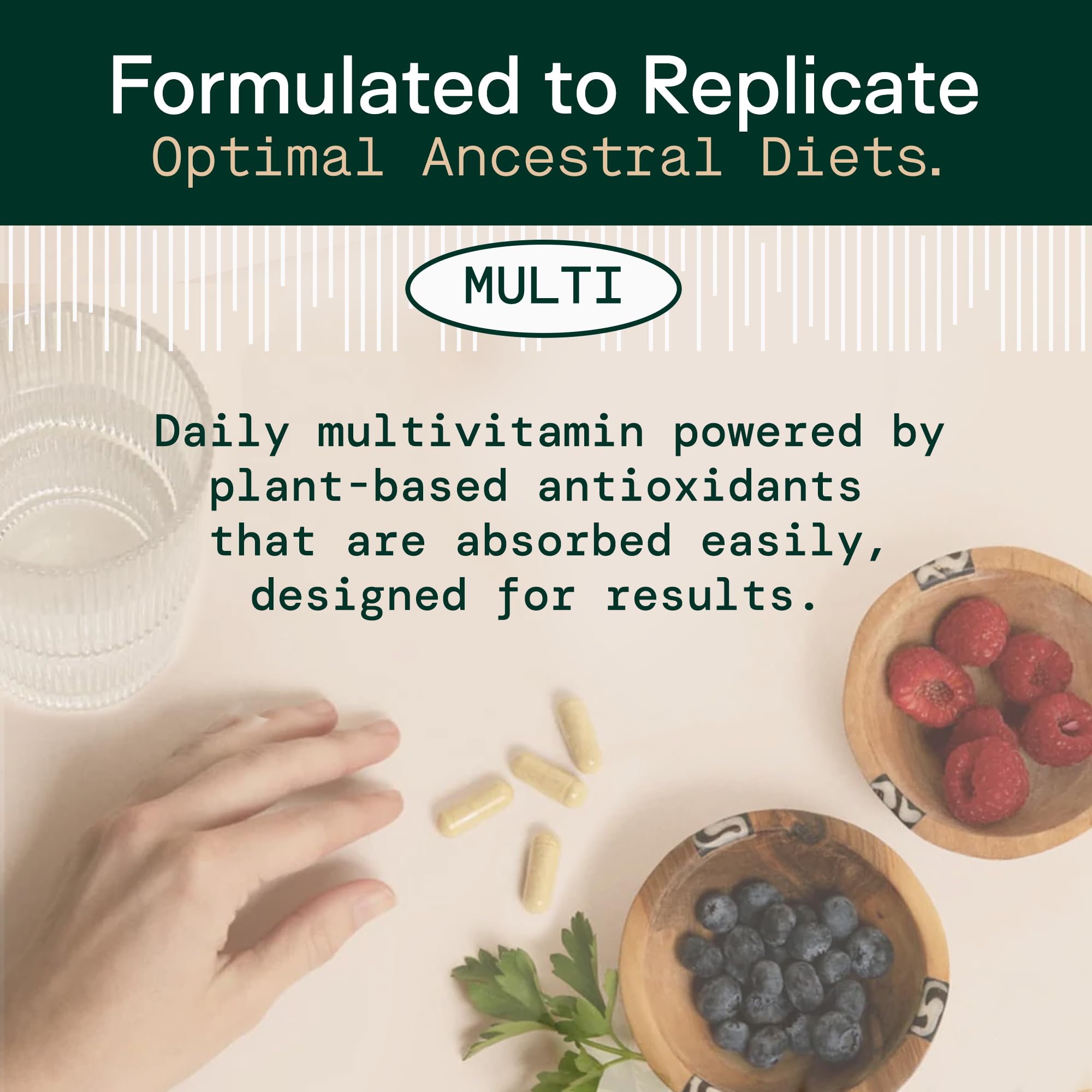 Adapt Naturals tablets in hand ready to take daily.