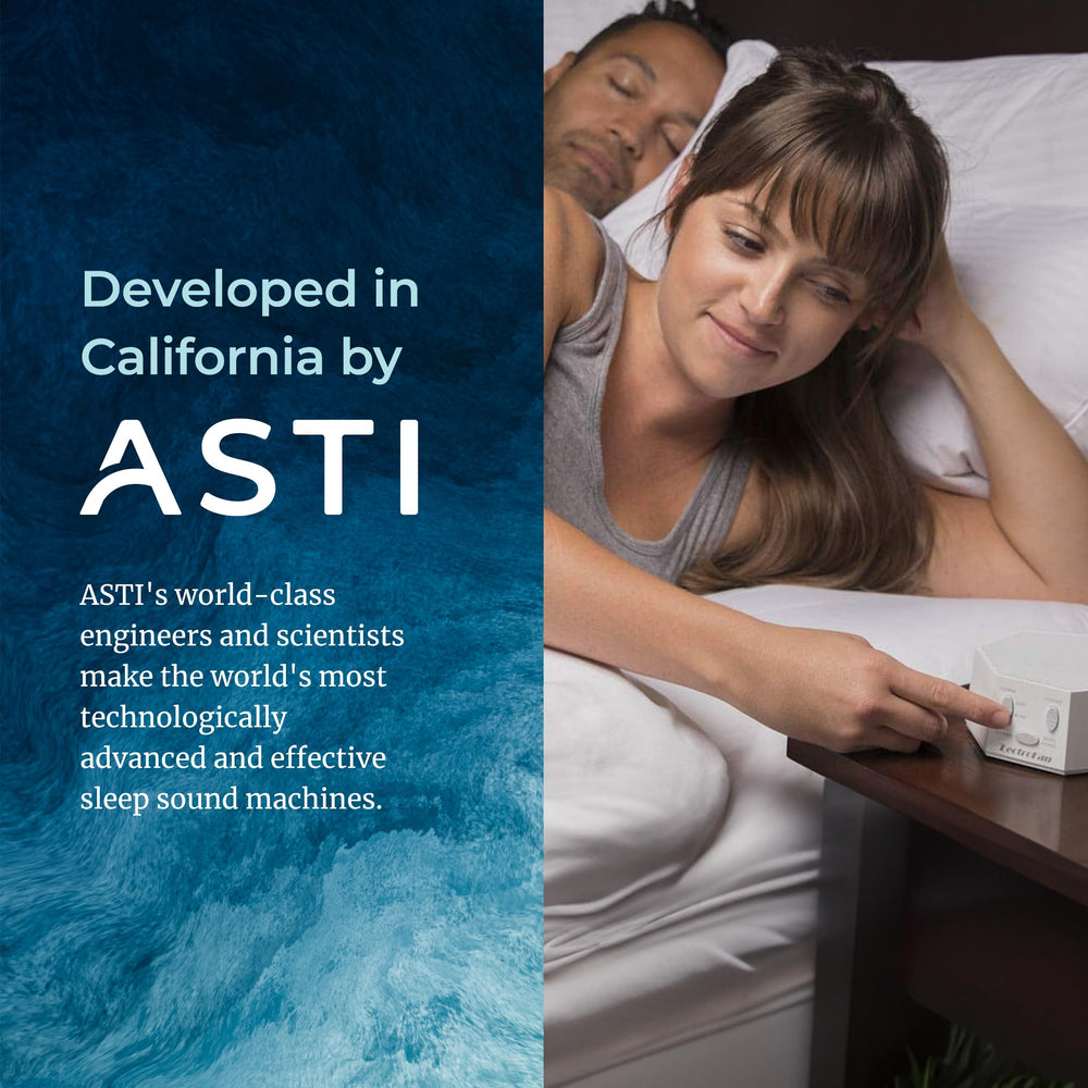 LectroFan Classic portable design supports restorative rest on the go.