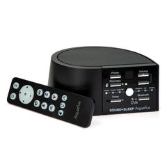 Adaptive Sound Aquarius front view showing a compact sleep companion for aquatic sound relaxation.