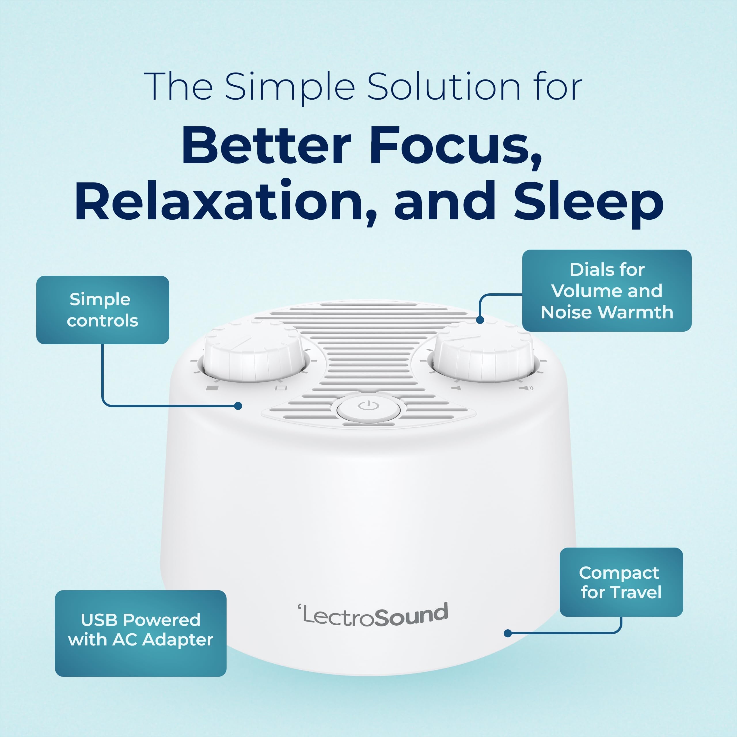 Lectro Sound 2 travel-ready design for hotel rooms and trips