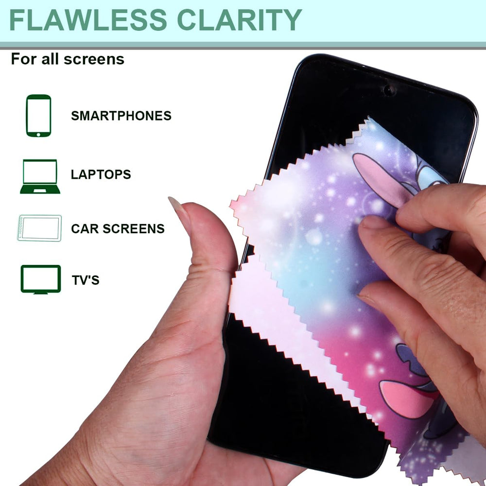 ADBGV microfiber cloth for cell phones — streak-free screens every time