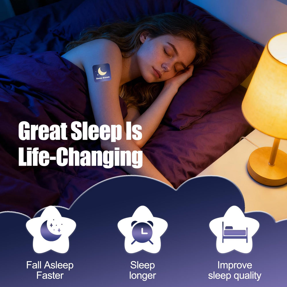 Adelbras Sleep Patches designed for night-time use before bed.