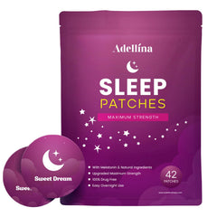Adellina Sleep Patches Extra Strength pack shown for easy nightly use.