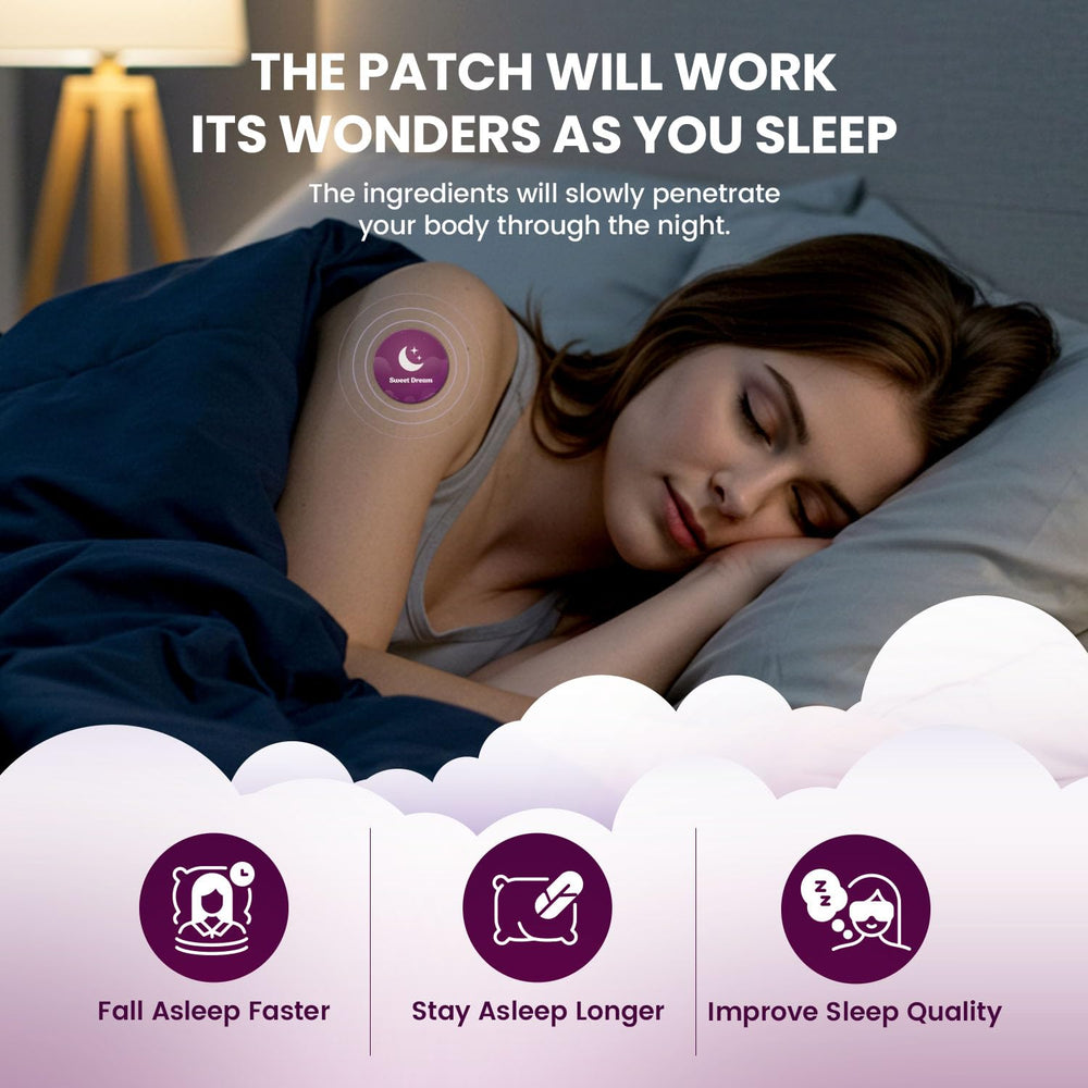 Adellina Packaging displays 42 patches for extended sleep support.