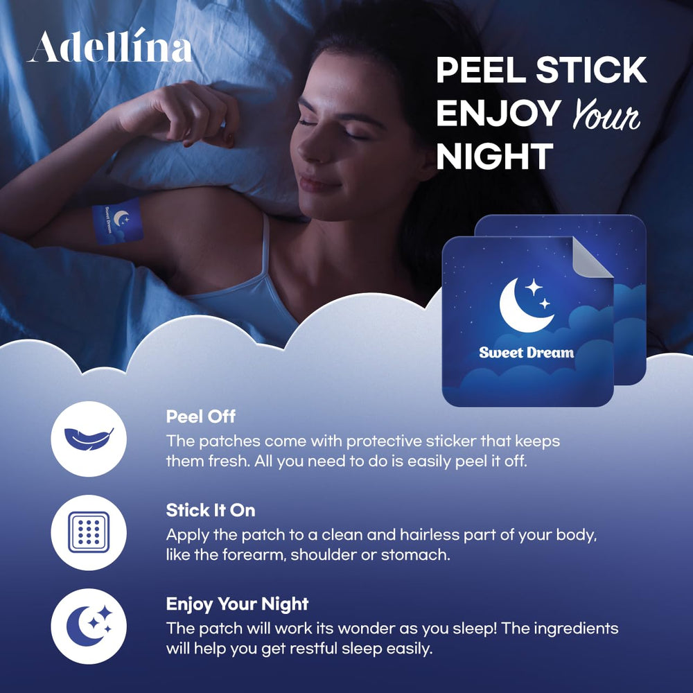 Adellina Wellness Patches on the shoulder for versatile placement during activity.
