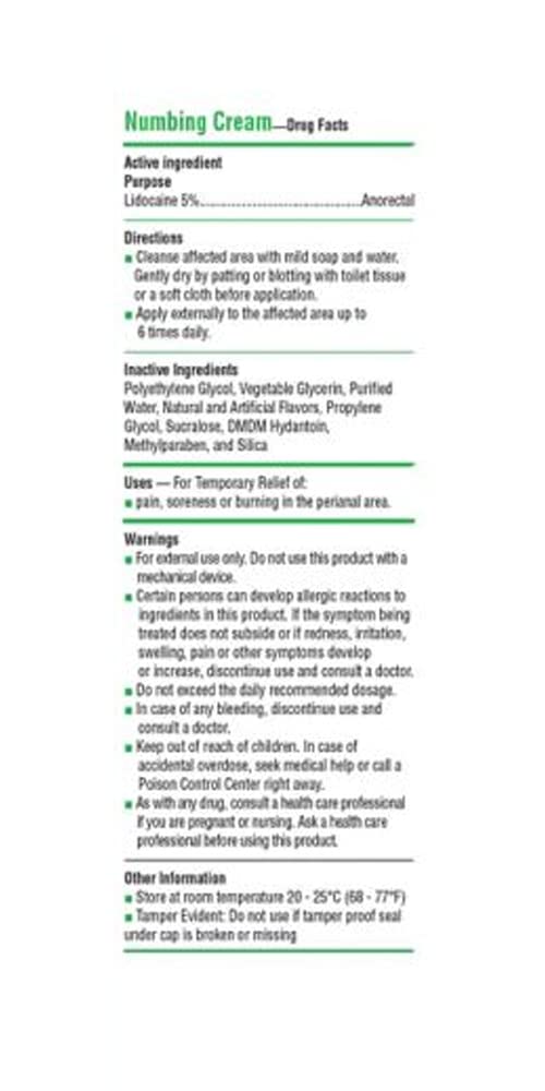 Adiva Intimates Numb AF spearmint flavored cream tube, easy prep for intimate moments