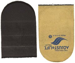Adjust-A-Lift Heel Lift with suede top cover provides comfortable heel lift for daily wear.